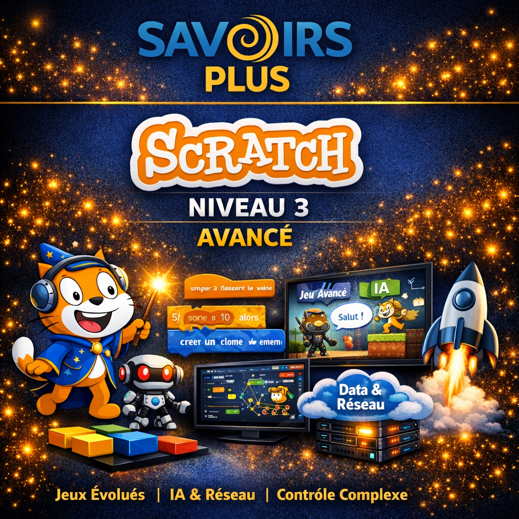 Scratch — Niveau 3 : Avancé